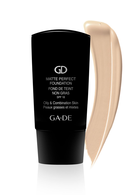 GA-DE тональный крем   MATTE PERFECT FOUNDATION SPF 18 