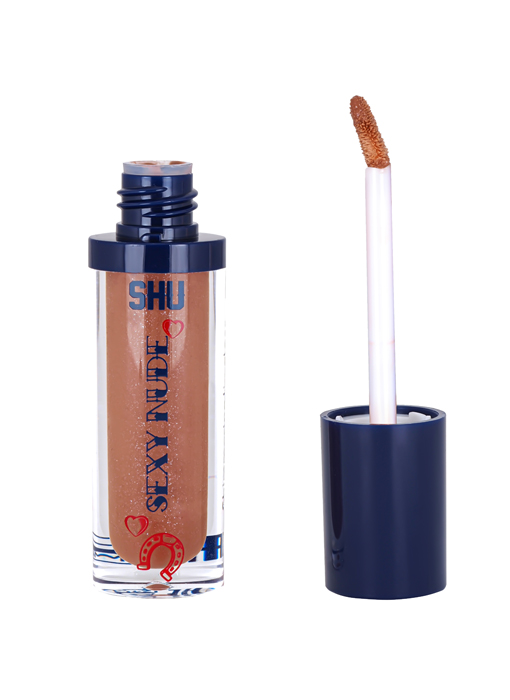 SHU SEXY NUDE мерцающий блеск для губ 