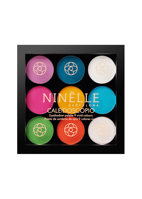 NINELLE CALEIDOSCOPIO Палетка теней для век 9 ярких оттенков #7505