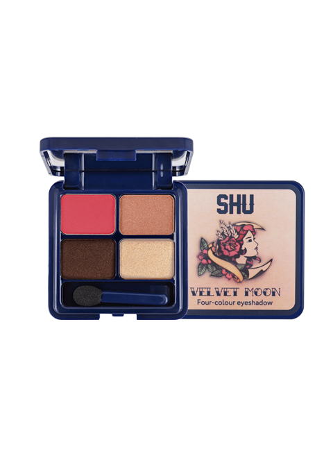 SHU VELVET MOON четырехцветные тени для век