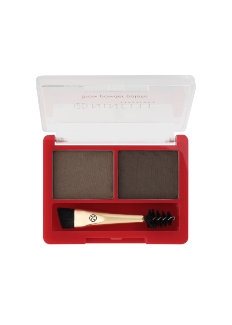 Ninelle CHIC Пудровая палетка теней для макияжа бровей