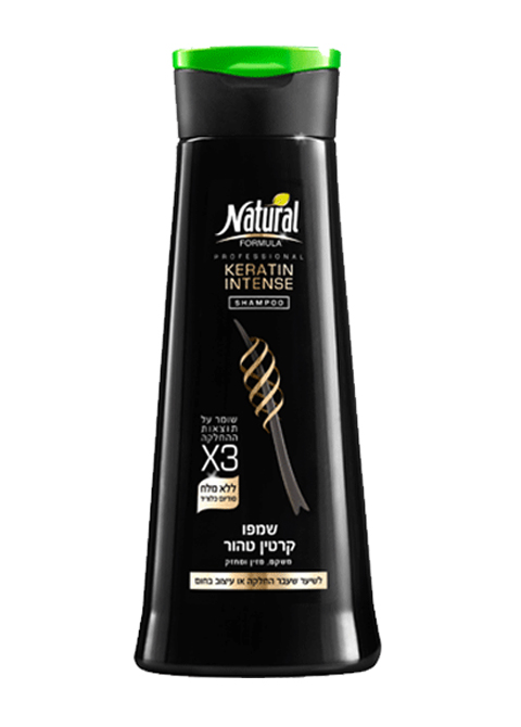 Natural Formula шампунь восстанавливающий для волос с жидким кератином Keratin Intense #7290104961878