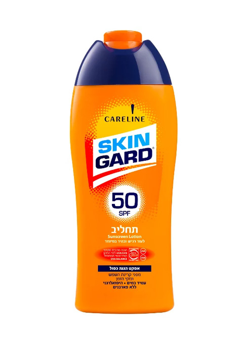 Skingard cолнцезащитный лосьон для тела для чувств.кожи  SPF 50, 250ml, #7290001338100