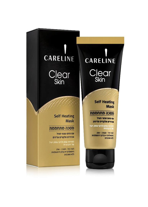 Careline очищающая маска для лица с согревающим эффектом Clear Skin 100 мл #7290104964190