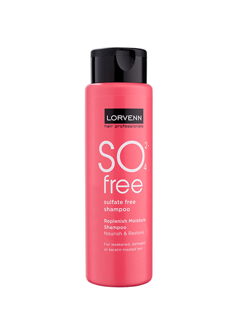LORVENN SO FREE - sulfate free shampoo Безсульфатный шампунь для ослабленных и поврежденных волос