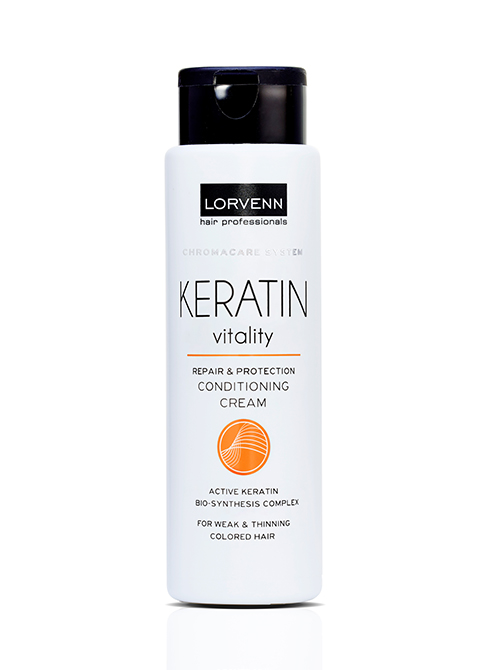 LORVENN KERATIN VITALITY CONDITIONING CREAM Крем-кондиционер с кератином для тонких, слабых волос